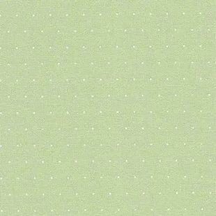 3984/6349 Murano Mini Dots 32 (ширина 140см) світло-зелений у білий горох , канва Zweigart 1074949 фото