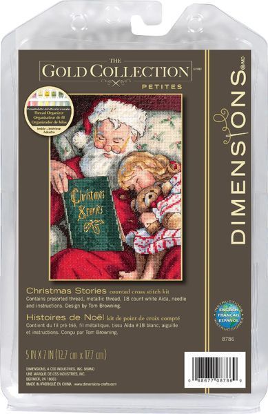 08786 Набір для вишивання хрестом DIMENSIONS Christmas Stories Різдвяні історії 1078443 фото
