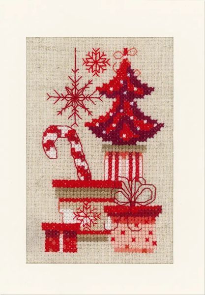 PN-0146572 Набір для вишивання хрестом (листівки) Vervaco Christmas motifs "Різдвяні мотиви" 1068207 фото