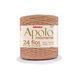 7725 APOLO MACRAME пряжа (85% бавовна, 15% інші волокна, 800г, 225 м 1 шт), персиковий 1080627 фото 1