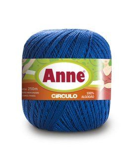 2829 ANNE пряжа (100%мерс.бавовна, 74гр. 250м), синій 1076139 фото