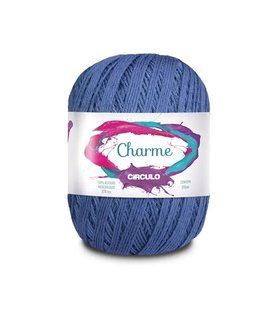 2931 CHARME пряжа (100% мерс.бавовна, 150гр. 396м. ), синій 1076073 фото