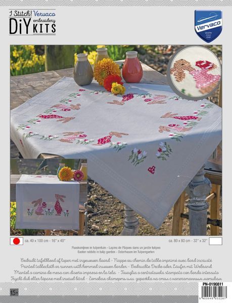 PN-0190938 Набір для вишивання хрестом (доріжка на стіл) Vervaco 1075636 фото