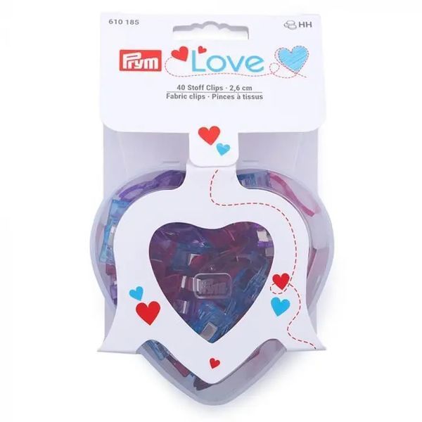 610185 Прищіпки для роботи з тканинами, 2,6 см, 40 штук Prym Love 1074953 фото