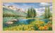PN-0174811 Набір для вишивки хрестом Vervaco Mountain landscape "Гірський краєвид" 1066429 фото