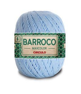 2012 BARROCO MAXCOLOR 6 пряжа (100% бавовна, 200гр. 226м), блакитний 1076561 фото