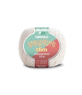 8176 AMIGURUMI SLIM пряжа (100% бавовна мерсерізована,70 г, 178 м), слонова кістка 1080660 фото