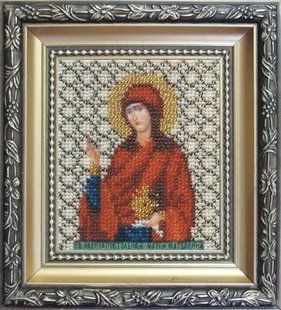 Набір для вишивання бісером Чарівна Мить Б-1040 "Ікона свята рівноапостольна Марія-Магдалина" 104766 фото