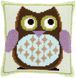 PN-0147157 Набір для вишивання хрестом (подушка) Vervaco Mister Owl "Пан пугач"