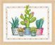 PN-0174387 Набір для вишивки хрестом Vervaco A plant corner "Кактуси" 1066427 фото