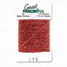 215/9724 Декоративна металізована тасьма Carat Madeira 4 мм*5м 21838 фото