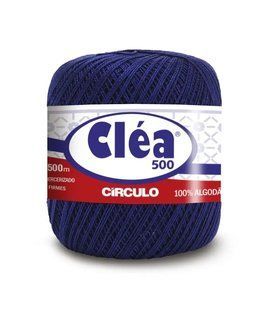 2856 CLEA 500 пряжа (100% мерс.бавовна, 76гр. 500м. ), синій 1076689 фото