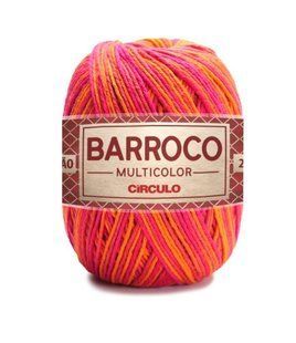 9484 BARROCO MULTICO пряжа (100% бавовна, 200гр. 226м), різнокольоровий 1076311 фото
