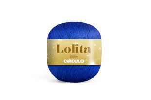 2829 LOLITA пряжа (26% бавовна, 49%поліестер, 25% акрил. 100гр. 250м. 6 мот. в уп), синій 1081381 фото