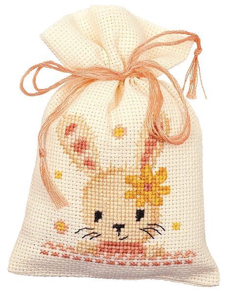 PN-0187953 Набір для вишивання хрестом (мішечки для саше) Vervaco Sweet bunnies "Солодкі зайчики" 1073253 фото