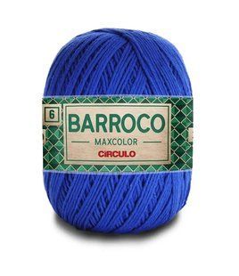 2829 BARROCO MAXCOLOR 6 пряжа (100% бавовна, 200гр. 226м), синій 1076565 фото