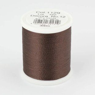 1129/9870 DECORA №12 100% віскозна нитка з об'ємним крученням, 300 м 1062581 фото