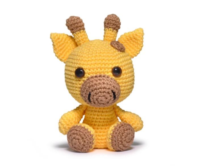 4 AMIGURUMI KIT - SAFARI GIRAFFE (100% бавовна) 1076168 фото