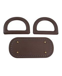 463116 HANDLE KIT WITH BAG BOTTOM Фурнітура для сумок ручки 2 шт склад: 95% полеуретан 5% цинк 1081446 фото
