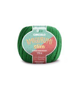 5767 AMIGURUMI SLIM пряжа (100% бавовна мерсерізована ,70 г, 178 м ), зелений 1080744 фото