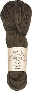 7004 BRAZILIAN MERINO SWEET пряжа (100% меринос .100г .300 м ), коричневий 1078179 фото