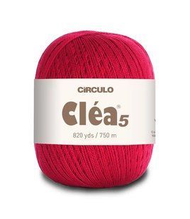 3611 CLEA 5 пряжа(100% мерс.бавовна, 151гр. 750м. ), рожевий 1076249 фото