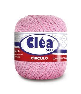 3526 CLEA 500 пряжа (100% мерс.бавовна, 76гр. 500м. ), рожевий 1076685 фото