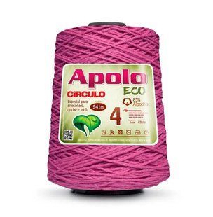 6122 APOLO ECO 4 пряжа (85% бавовна, 15% волокна, 600гр, 915м 1шт), рожевий 1081326 фото