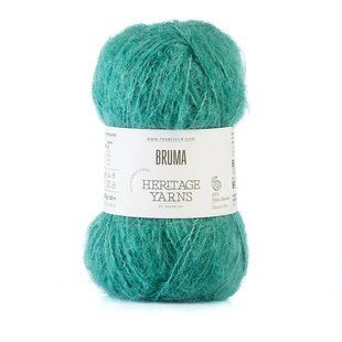 08 Bruma пряжа (60% кід мохер 40% вовна), колір бірюзовий 50 г моток ROSARIOS 1082407 фото