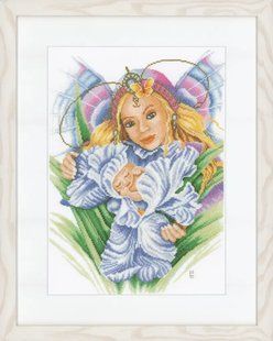 PN-0021617 Набір для вишивки хрестиком Mother and Baby "Мати та дитина" 1068172 фото