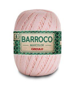 3346 BARROCO MAXCOLOR 6 пряжа (100% бавовна, 200гр. 226м), світло-рожевий 1076532 фото