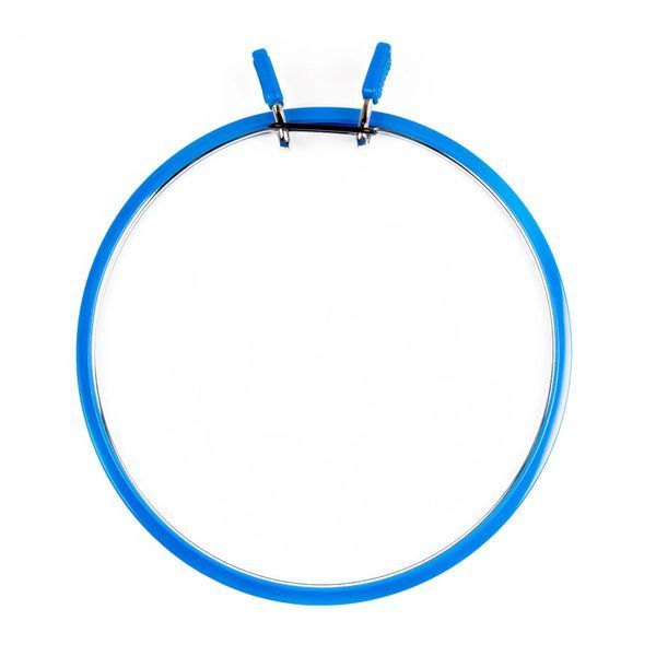 160-1/сині П'яльці Nurge пружинні для вишивання та штопки, висота обідка 7мм, діаметр 195мм 1069990 фото