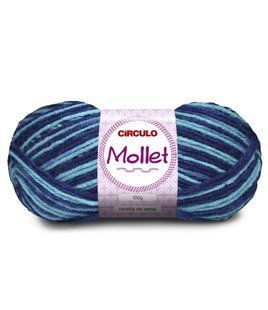 9533 MOLLET пряжа пряжа (100% акрил, 100гр, 200м), різнокольоровий 1075261 фото