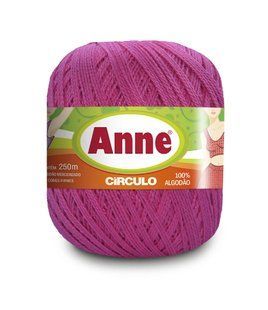 3839 ANNE пряжа (100%мерс.бавовна, 74гр. 250м), рожевий 1076122 фото