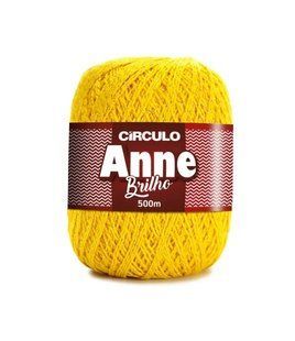 1289 ANNE BRILHO пряжа (96%мерс.бавовна, 4% метал, 150гр. 500м. ), жовтий 1076179 фото