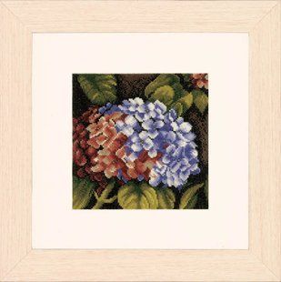 PN-0144514 Набір для вишивки хрестом LanArte Hydrangea "Гортензія" 1071263 фото
