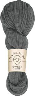 8336 BRAZILIAN MERINO SWEET пряжа (100% меринос .100г .300 м ), сірий 1078181 фото