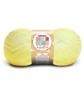 1317 MAIS BEBE SOFT пряжа (74% акрил, 26% віскоза, 100гр. 322м ), жовтий 1076188 фото
