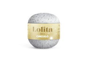 8001 LOLITA пряжа (26% бавовна, 49%поліестер, 25% акрил. 100гр. 250м. 6 мот. в уп), біілий 1081388 фото