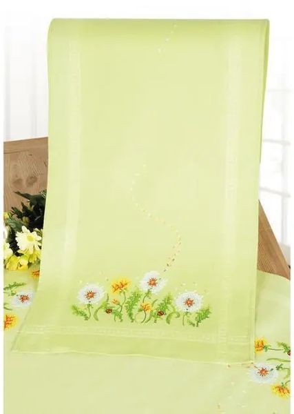 PN-0153840 Набір для вишивання хрестом (доріжка на стіл) Vervaco Dandelions "Кульбабки" 1062760 фото
