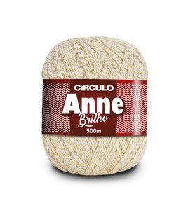 20 ANNE BRILHO пряжа (96%мерс.бавовна, 4% метал, 150гр. 500м. ), бежевий 1076176 фото