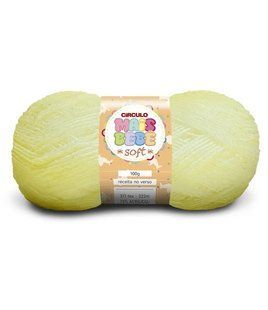 325 MAIS BEBE SOFT пряжа (74% акрил, 26% віскоза, 100гр. 322м ), жовтий 1076187 фото