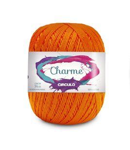 4445 CHARME пряжа (100% мерс.бавовна, 150гр. 396м. ), жовтогарячий 1076047 фото
