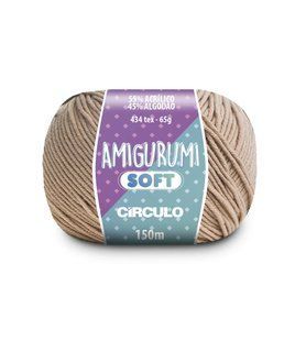 7062 AMIGURUMI SOFT пряжа (55% акрил, 45% бавовна, 65гр. 150м. ), бежевий 1075863 фото