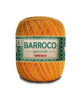 4131 BARROCO MAXCOLOR 6 пряжа (100% бавовна, 200гр. 226м), жовтий 1076535 фото