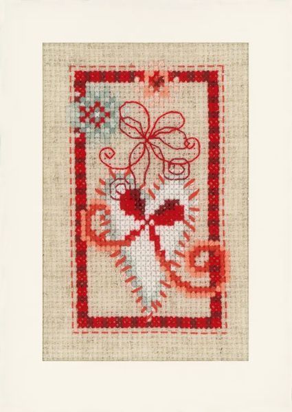 PN-0154080 Набір для вишивання хрестом (листівки) Vervaco Christmas symbols "Різдвяна символіка" 1073236 фото