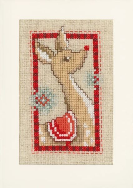 PN-0154080 Набір для вишивання хрестом (листівки) Vervaco Christmas symbols "Різдвяна символіка" 1073236 фото