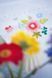 PN-0174589 Набір для вишивання гладдю (скатертина) Vervaco Spring flowers and butterflies "Весняні квіти та метелики" 1066423 фото 3