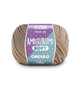 7096 AMIGURUMI SOFT пряжа (55% акрил, 45% бавовна, 65гр. 150м. ), бежевий 1075864 фото