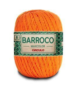 4456 BARROCO MAXCOLOR 6 пряжа (100% бавовна, 200гр. 226м), жовтогарячий 1076536 фото